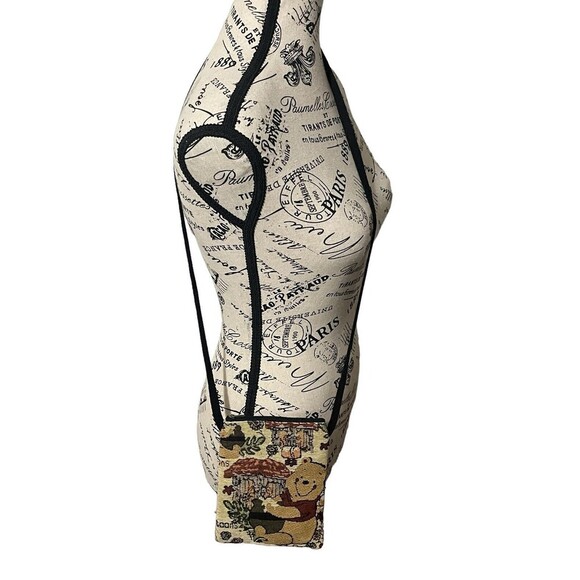 Disney WINNIE THE POOH TIGGER TAPESTRY CROSBODY BAG Handmade RARE - Picture 9 of 15